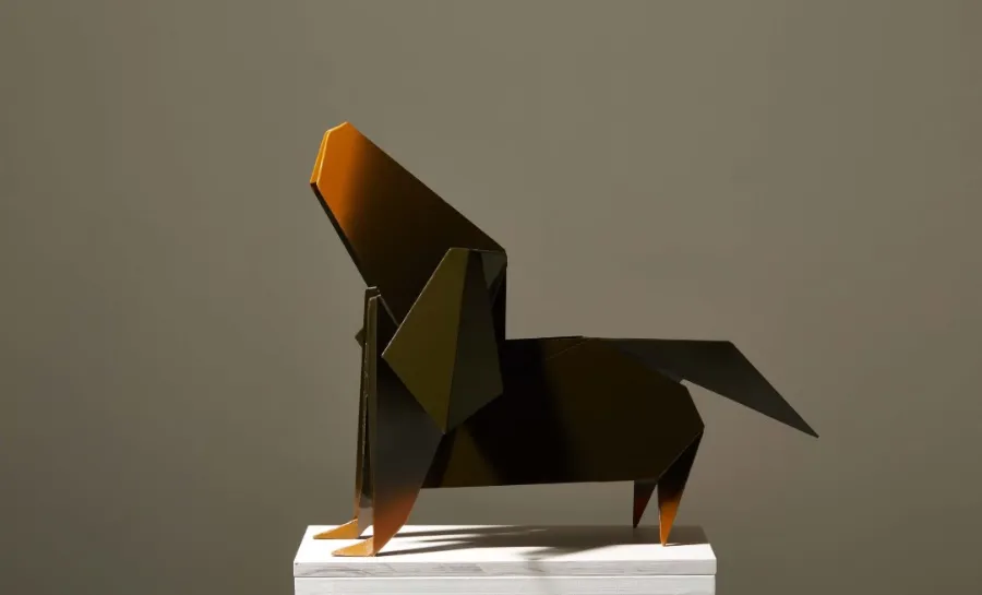 LEE Hojoon, Origami Dachshund Dark Brown